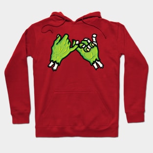 zombie pinky promise BFF Hoodie